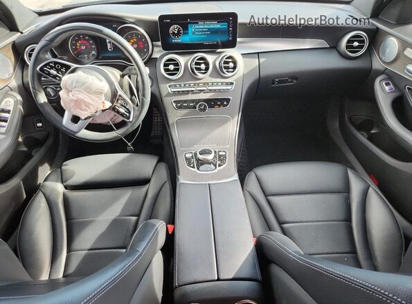 55SWF8EB0LU323339 2020 MERCEDES-BENZ C Black წინა პანელის ხედი
