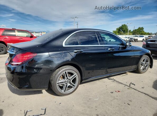 55SWF8EB0LU323339 2020 MERCEDES-BENZ C Black უკანა მარჯვენა