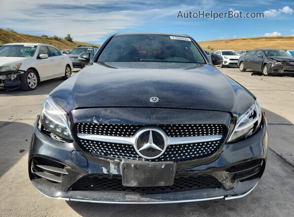55SWF8EB0LU323339 2020 MERCEDES-BENZ C Black წინა ხედი