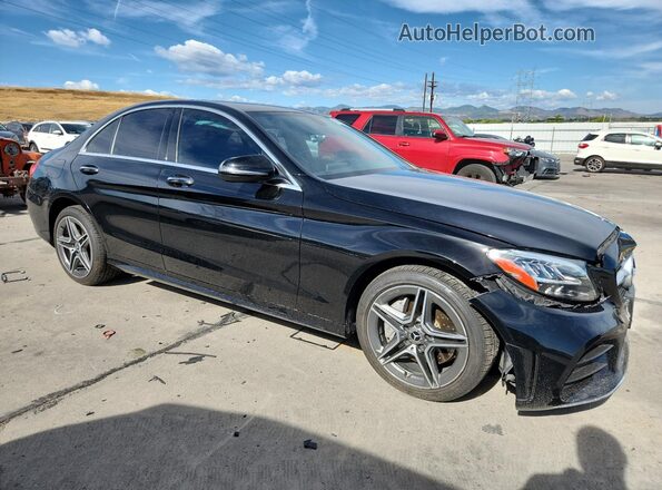 55SWF8EB0LU323339 2020 MERCEDES-BENZ C Black წინა მარჯვენა
