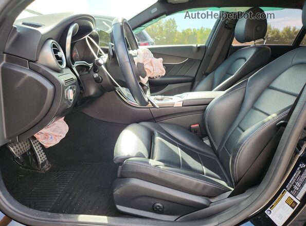 55SWF8EB0LU323339 2020 MERCEDES-BENZ C Black წინა სალონის ხედი