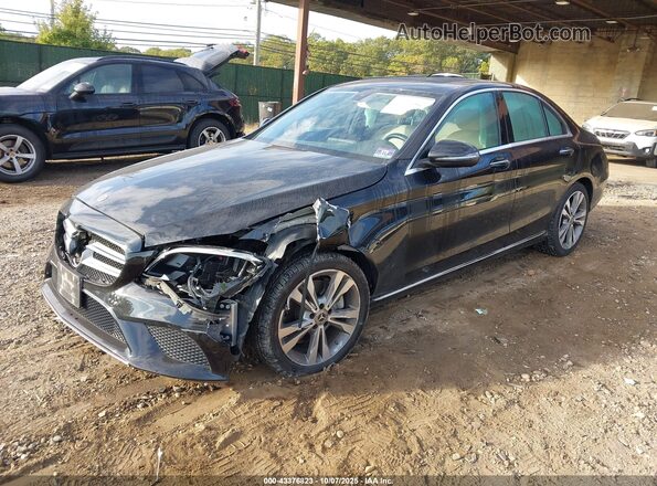 55SWF8EB2LU328591 2020 MERCEDES-BENZ C-CLASS Black Առջևի ձախ երեք քառորդ տեսարան