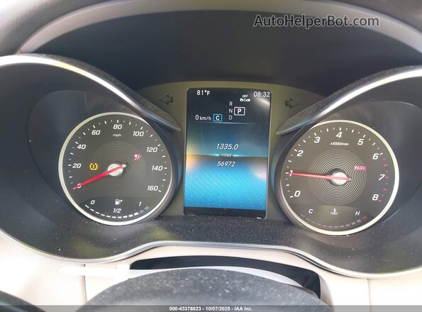 55SWF8EB2LU328591 2020 MERCEDES-BENZ C-CLASS Black Հետևի նստատեղերի տեսք