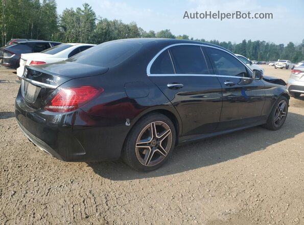 55SWF8EB2LU331569 2020 MERCEDES-BENZ C Black უკანა მარჯვენა