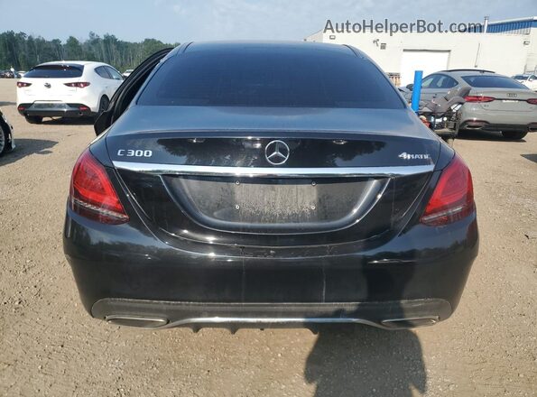 55SWF8EB2LU331569 2020 MERCEDES-BENZ C Black უკანა ხედი