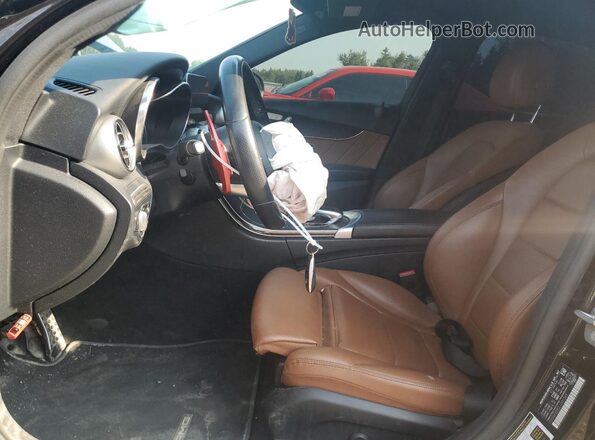 55SWF8EB2LU331569 2020 MERCEDES-BENZ C Black წინა სალონის ხედი