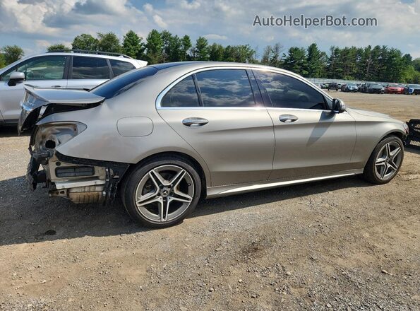 55SWF8EB6LU328450 2020 MERCEDES-BENZ C Silver Задня права чверть