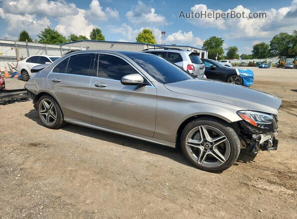 55SWF8EB6LU328450 2020 MERCEDES-BENZ C Silver Передня права чверть