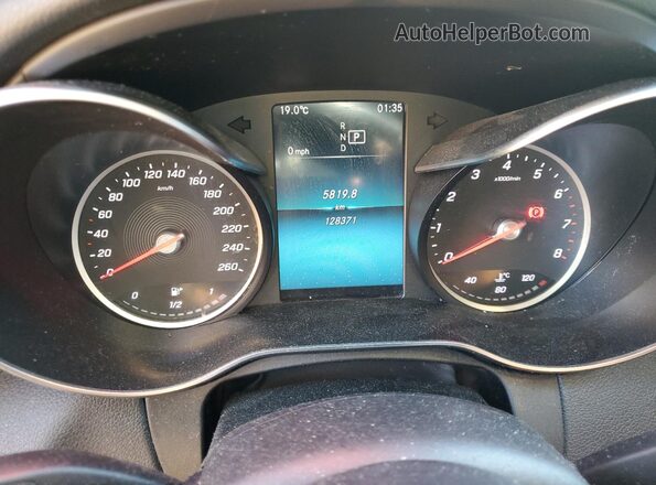 55SWF8EB6LU331610 2020 MERCEDES-BENZ C Black Սարքավորումների վահանակի տեսք
