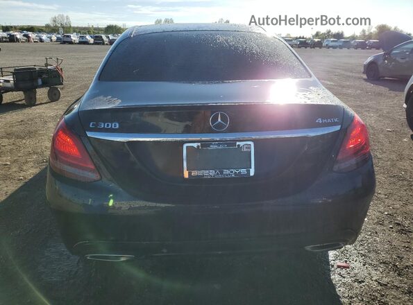 55SWF8EB6LU331610 2020 MERCEDES-BENZ C Black Հետևի տեսք