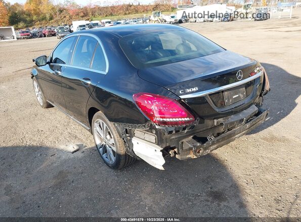 55SWF8EBXKU303436 2019 MERCEDES-BENZ C-CLASS Черный Задняя левая четверть