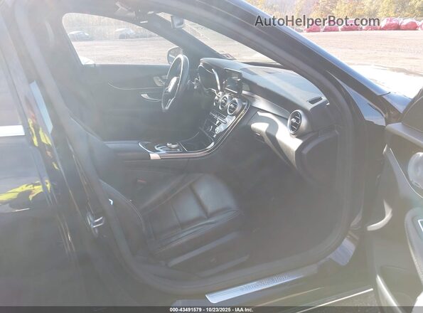 55SWF8EBXKU303436 2019 MERCEDES-BENZ C-CLASS Черный Вид салона спереди
