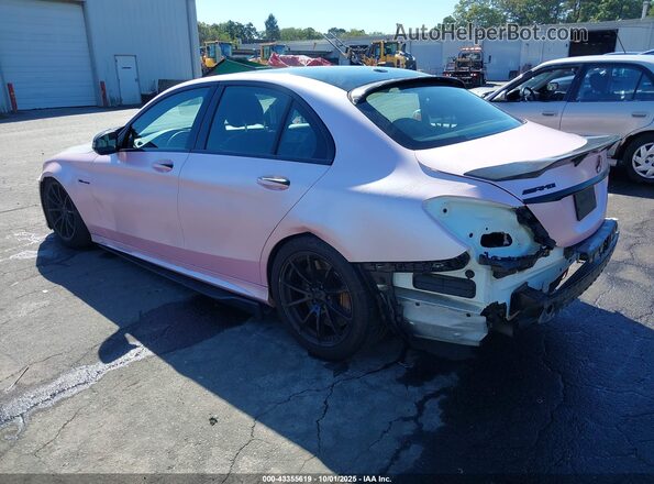 55SWF8GB8JU243345 2018 MERCEDES-BENZ AMG C 63 White Rear left