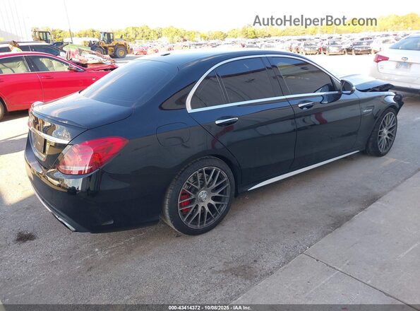 55SWF8HB4GU118723 2016 MERCEDES-BENZ AMG C 63 Black Հետևի աջ