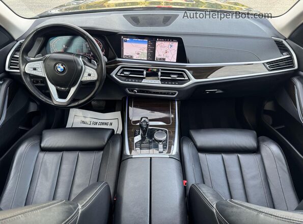 5UXCW2C01M9G78181 2021 BMW X7 Black Вид наклейки з VIN-кодом