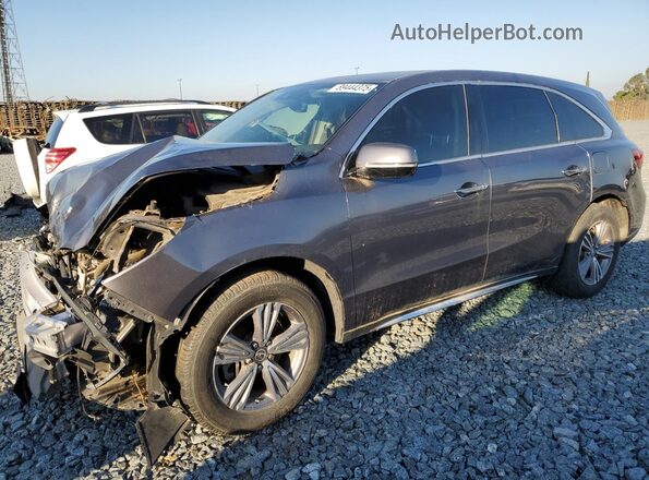5J8YD3H33LL016012 2020 ACURA MDX Charcoal Задня ліва чверть