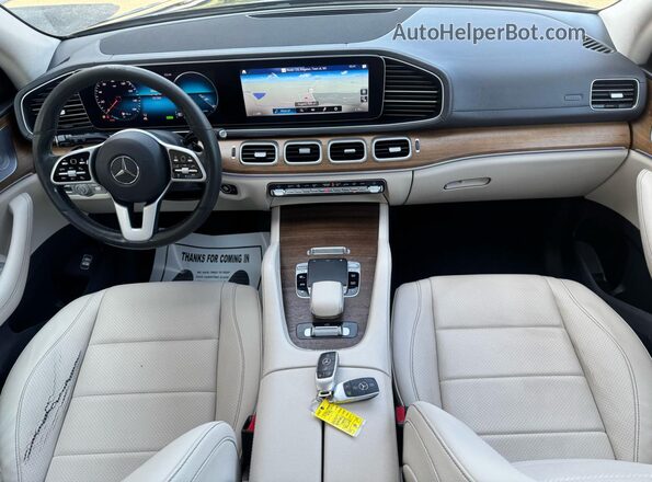 4JGFF5KE6LA267913 2020 MERCEDES-BENZ GLS Blue Widok komory silnika