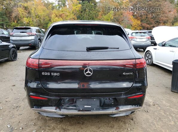 4JGDM4EB4PA015334 2023 MERCEDES-BENZ EQS Black Widok wnętrza z przodu