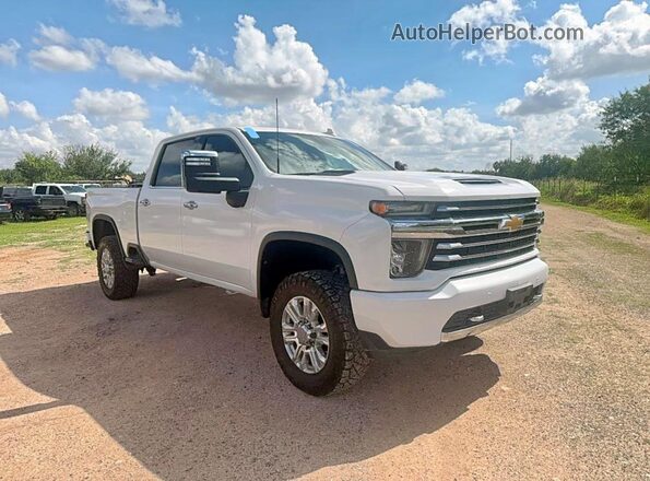 1GC4YREY0LF130469 2020 CHEVROLET SILVERADO Белый Задняя левая четверть