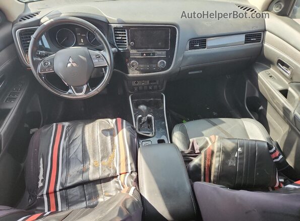 JA4AZ3A3XKZ039045 2019 MITSUBISHI OUTLANDER Black Widok zestawu wskaźników