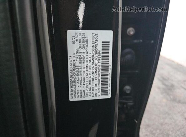 5FNYG2H53RB002351 2024 HONDA PILOT Black 