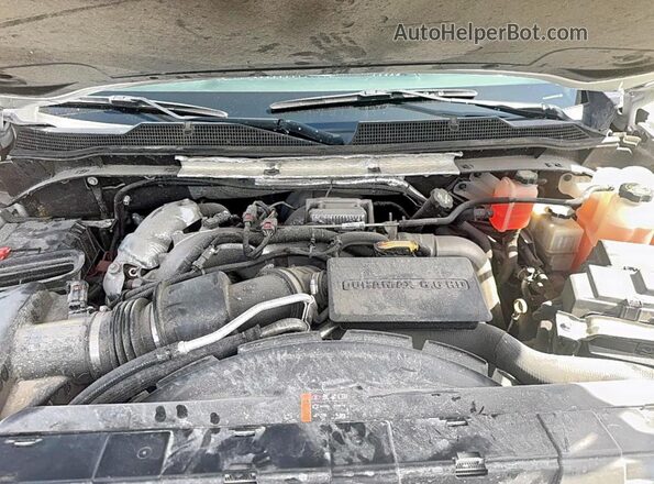 1GC4YREY0LF130469 2020 CHEVROLET SILVERADO Белый Вид панели приборов