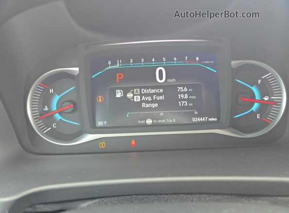 5FNYF5H58NB038745 2022 HONDA PILOT Black Սարքավորումների վահանակի տեսք