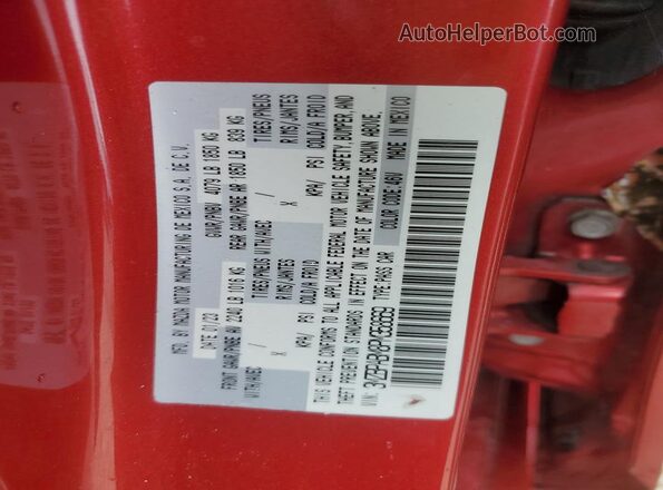 3MZBPABM8PM358669 2023 MAZDA 3 Red 