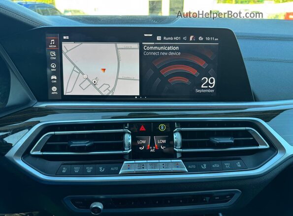 5UXCW2C09L9B38625 2020 BMW X7 Black 