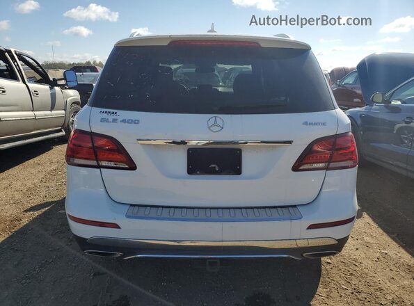 4JGDA5GB2KB216034 2019 MERCEDES-BENZ GLE White Vista interior delantera