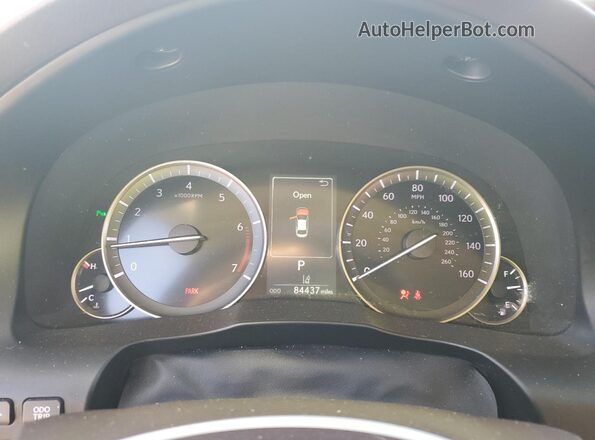 58ABK1GG0HU069632 2017 LEXUS ES Черный Вид щитка приборов