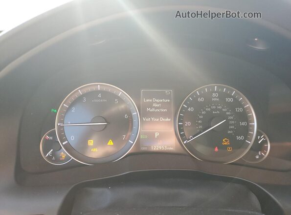 58ABK1GG8JU080951 2018 LEXUS ES Black Սարքավորումների վահանակի տեսք