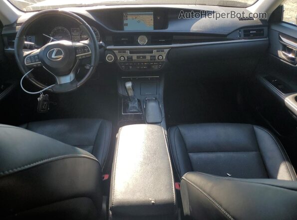 58ABK1GG8JU080951 2018 LEXUS ES Black Առջևի վահանակի տեսք