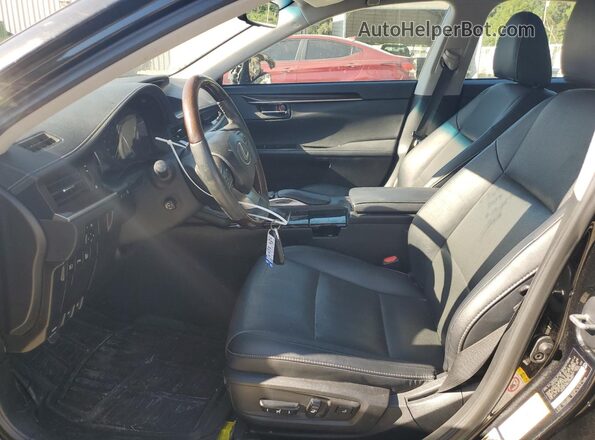 58ABK1GG8JU080951 2018 LEXUS ES Black Սալոնի դիմացի տեսք