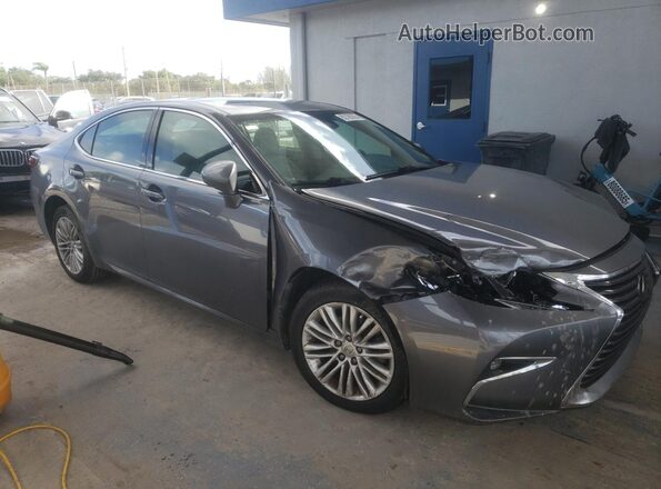 58ABK1GGXJU082975 2018 LEXUS ES Gray 