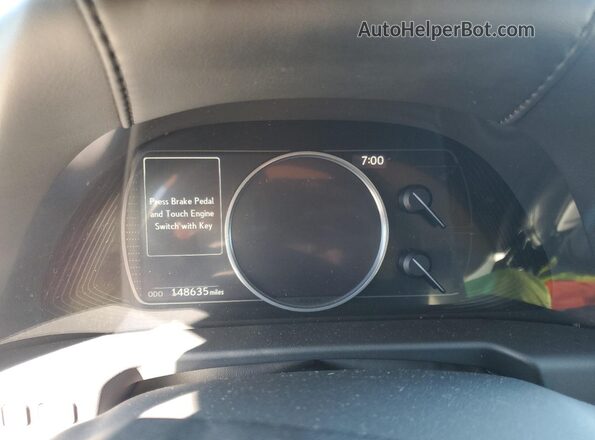 58ABZ1B10KU024101 2019 LEXUS ES Gray Instrument cluster view