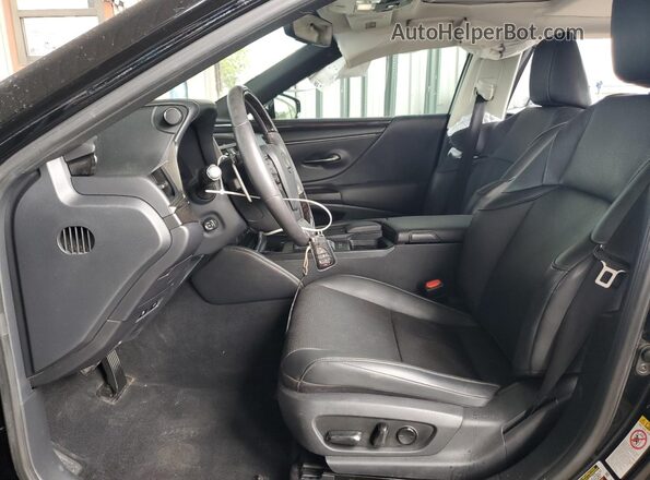 58ABZ1B15KU041637 2019 LEXUS ES Black Vista interior delantera