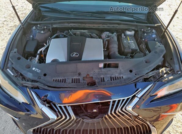 58ABZ1B1XKU016863 2019 LEXUS ES Синий Вид задней части салона