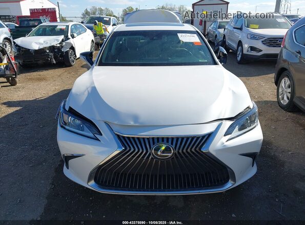 58AD11D10MU005404 2021 LEXUS ES 250 White Instrument cluster view