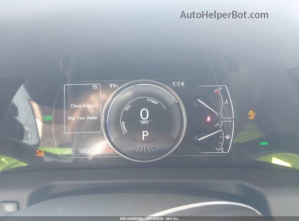 58ADA1C12RU039899 2024 LEXUS ES 300H Gray Widok tylnych siedzeń