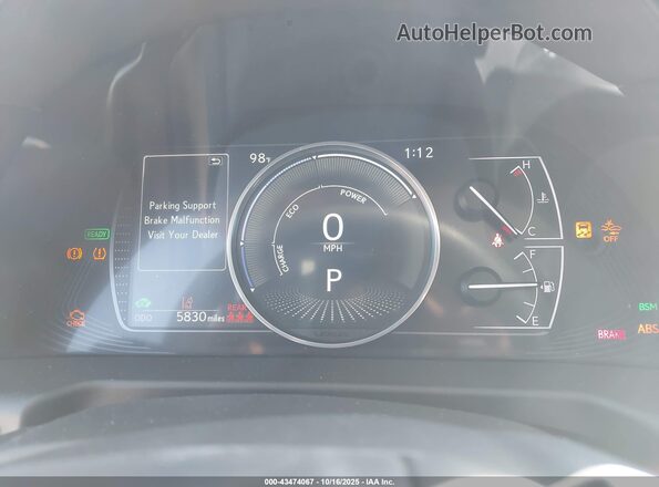 58ADA1C12SU061763 2025 LEXUS ES 300H Серый Вид задних сидений