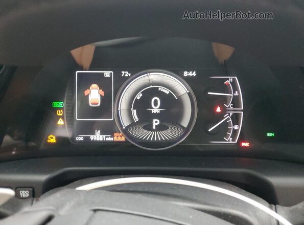 58ADA1C18NU017593 2022 LEXUS ES Белый Вид щитка приборов