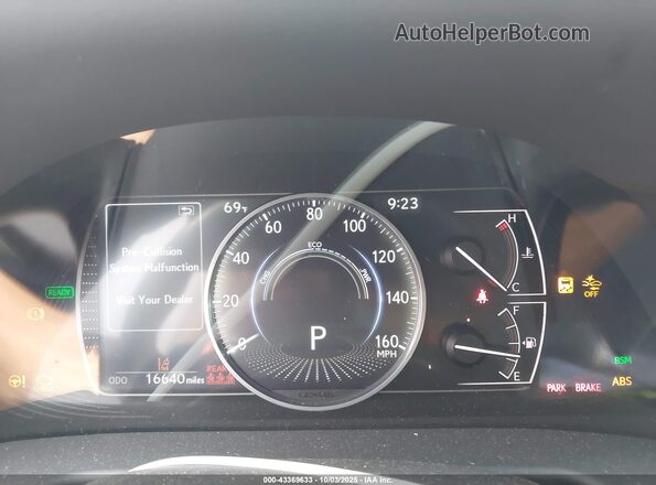58ADA1C18PU032372 2023 LEXUS ES 300H Black Widok tylnych siedzeń