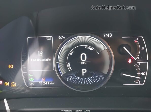 58ADA1C1XPU035662 2023 LEXUS ES 300H Gray უკანა სავარძლების ხედი