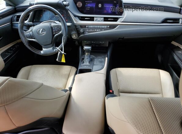 58ADZ1B11LU061099 2020 LEXUS ES Black წინა პანელის ხედი