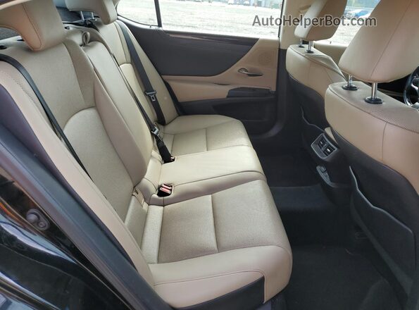 58ADZ1B11LU061099 2020 LEXUS ES Black უკანა სავარძლების ხედი