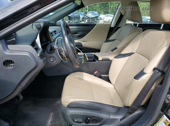 58ADZ1B11LU061099 2020 LEXUS ES Black წინა სალონის ხედი