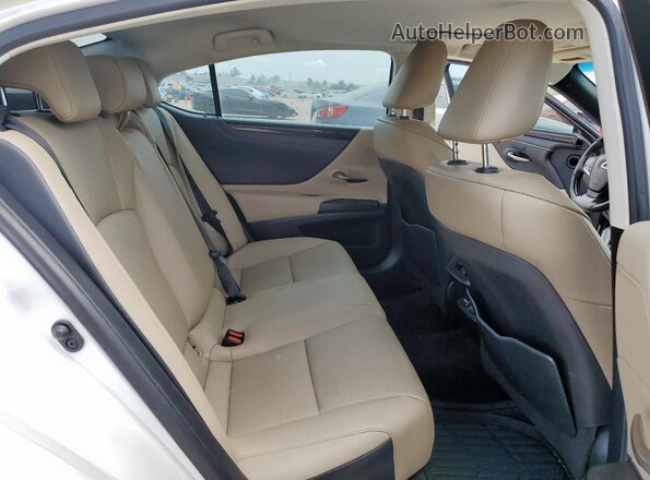 58ADZ1B13LU079362 2020 LEXUS ES Белый Вид задних сидений