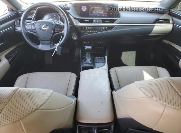 58ADZ1B14LU054616 2020 LEXUS ES White Dashboard view
