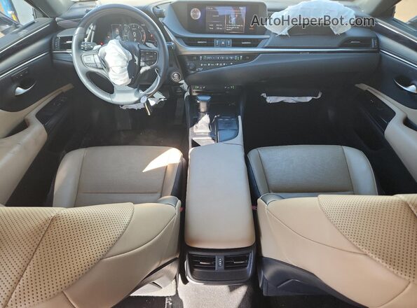 58ADZ1B15LU061266 2020 LEXUS ES White Вид панелі приладів